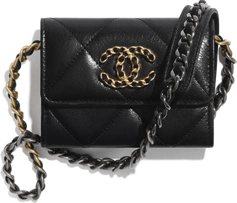 chanel 19 flap coin purse|chanel 19 shopping bag.